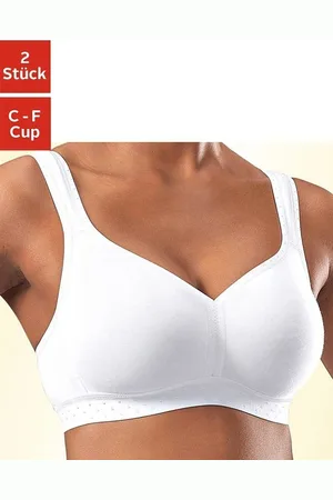 Petite Fleur Soft-bh zonder beugels van zacht katoen (Set van 2)