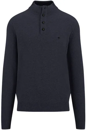 Fynch-Hatton Schipperstrui met geborduurd logo