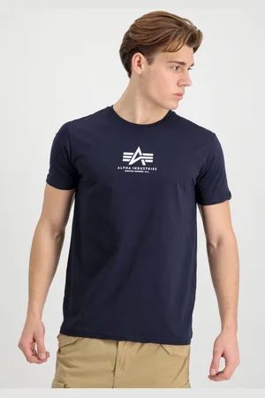 Alpha Industries Shirt met ronde hals Basic T ML
