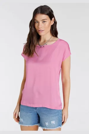 Laura Scott Shirtblouse van satijn en jersey