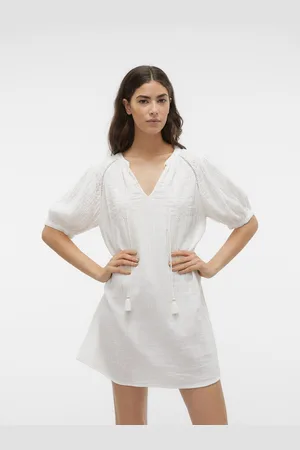 VERO MODA Tuniekjurk VMKISY 2/4 SLEEVE TUNIC WVN BTQ