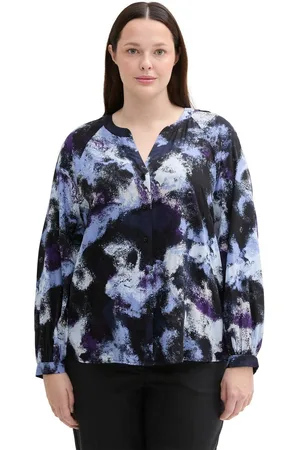 TOM TAILOR Blouse met lange mouwen met all-over print