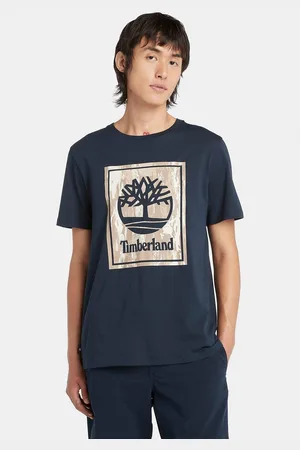 Timberland T-shirt STACK LOGO Camo Short Sleeve Tee
