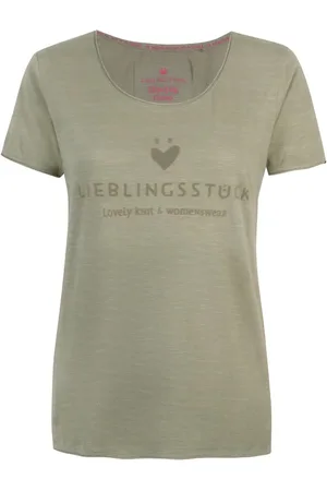 Lieblingsstück Shirt met ronde hals CiaEP met logoprint