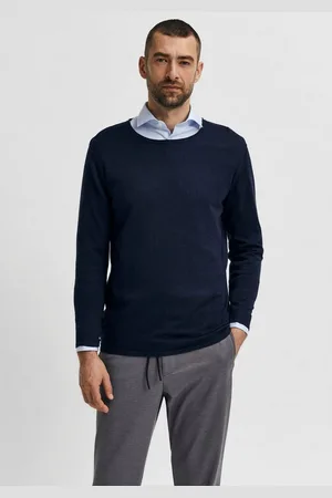 SELECTED Trui met ronde hals ROME KNIT