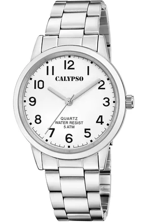 Calypso Kwartshorloge Basic Horloge, herenhorloge, stalen band, analoog