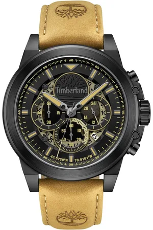 Timberland Chronograaf FAST STRIKE Quartzhorloge, horloge, herrenuur, leren band, stopwatchfunctie, datum
