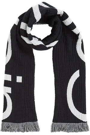 Calvin Klein Sjaal LOGO 2-TONES COTTON GAUGE SJAAL