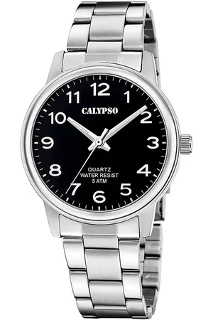 Calypso Kwartshorloge Basic Horloge, herenhorloge, stalen band, analoog