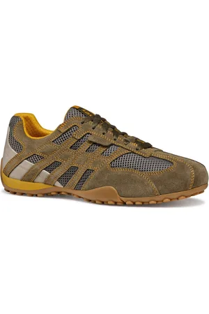 Geox Veterschoenen U SNAKE ORIGINAL , veterschoen, vrijetijdsschoen, trekking sneaker met leren binnenzool