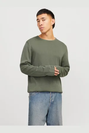 JACK & JONES Gebreide trui JJELEO KNIT CREW NECK NOOS