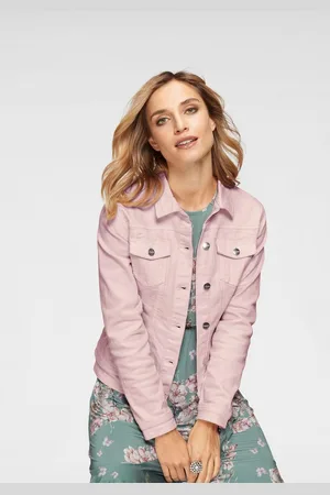 Aniston Jeansjack zacht pastel
