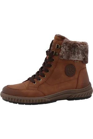 Romika Winterlaarzen sleehak, veterschoenen, outdoorschoen met binnenrits