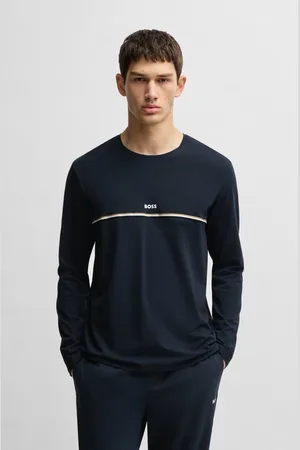 HUGO BOSS Pyjama Unique LS-Shirt met een ronde hals