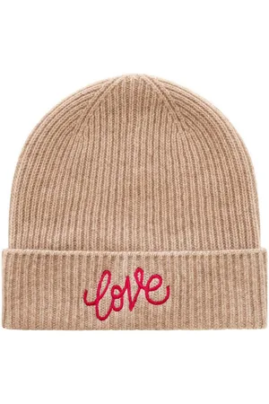 Zwillingsherz Beanie met Love borduursel (set)