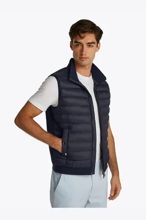 Tommy Hilfiger Bodywarmer MIX MEDIA VEST Achterkant niet gestikt