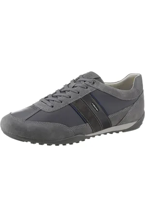 Geox Sneakers U WELLS C Vrijetijdsschoen, lage schoen, veterschoen met logoversiering