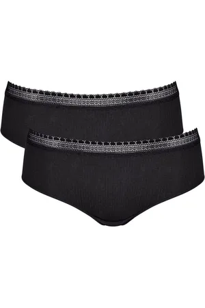 Sloggi Slip GO Ribbed R Hipster C2P zachte ribstof met kantafwerking (2 stuks, Set van 2)