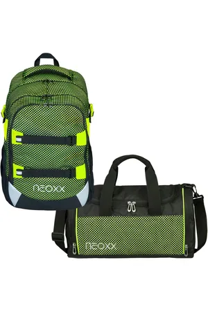 NEOXX Schoolrugzak Alles over Neon rugzak & sporttas (set, 2-delig)