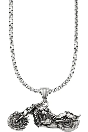 Bruno Banani Ketting met hanger Sieraad Geschenk Venezia Vlammen Helle Motorfiets, B4119N/20/00/55