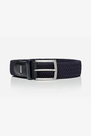 Carlo Monti Stretch riem Hamburg 3,5 cm breed, elastische vlechtriem, casual-business-sportief
