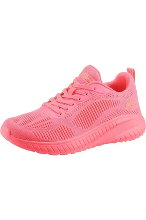 Skechers Sneakers BOBS SQUAD CHAOS-COOL RYTHMS , brei sneakers, veterschoen in vegan uitvoering