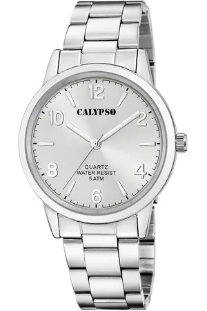 Calypso Kwartshorloge Basic Horloge, herenhorloge, stalen band, analoog