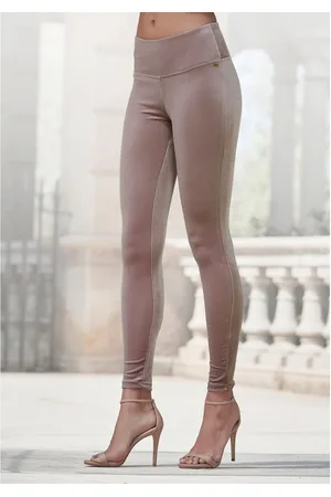 Lascana Legging in zachte, elastische velourslook