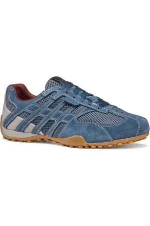 Geox Veterschoenen U SNAKE ORIGINAL , veterschoen, vrijetijdsschoen, trekking sneaker met leren binnenzool