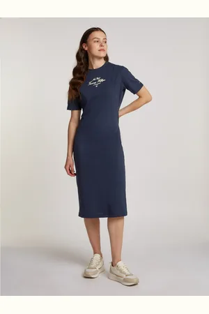 Tommy Hilfiger Shirtjurk REG SCRIPT TEE DRESS SS