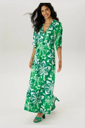 Aniston Maxi-jurk met wijde 3/4-mouwen - nieuwe collectie