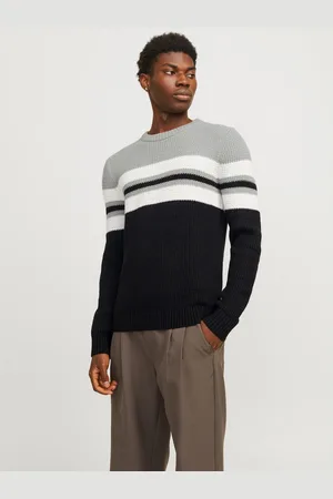 JACK & JONES Trui met ronde hals JJSANDER KNIT CREW NECK