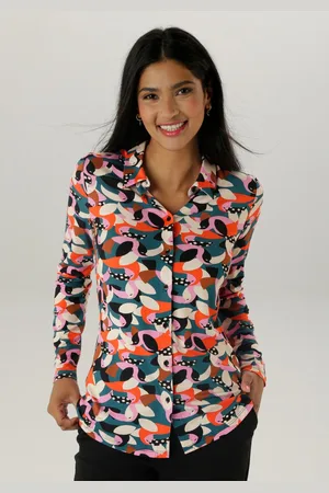 Aniston Overhemdblouse met fantasierijke alloverprint - nieuwe collectie