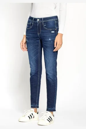 Gang Relax fit jeans 94AMELIE CROPPED in 5-pocket-stijl