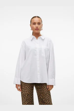 VERO MODA Blouse met lange mouwen VMIDA OXFORD SHIRT WVN GA NOOS