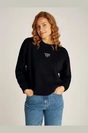 Tommy Hilfiger Sweatshirt TJW ESSENTIAL LOGO 1 CREW EXT in grote maten met logo-opschrift