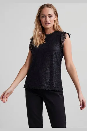 Pieces® Kanten top PCOLLINE