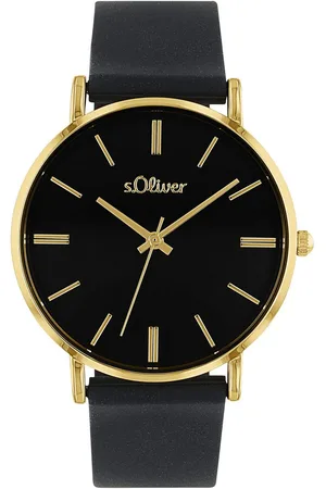 QS by s.Oliver Kwartshorloge Horloge, dameshorloge, analoog, siliconen band