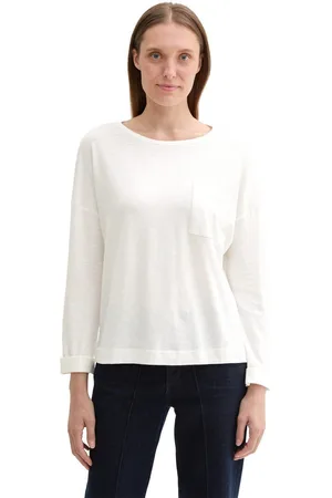 TOM TAILOR Shirt met lange mouwen met borstzak