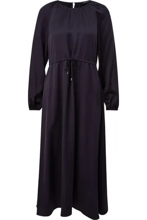 Comma, Maxi-jurk Lange mouwen, met bindband