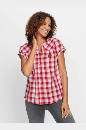 Casual Looks Geruite blouse