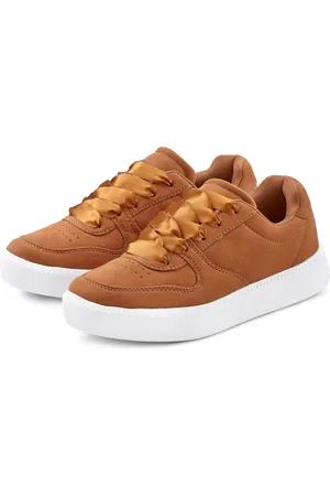 Lascana Sneakers Veterschoen ultralicht, satijnen veters, in retro-look VEGAN