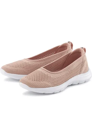 Lascana Sneaker-ballerina’s ultralichte slipper, slip-on sneaker, vrijetijdsschoen vegan
