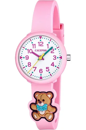 Calypso Kwartshorloge My First Watch Horloge, kinderhorloge, meisje, analoog, teddybeer
