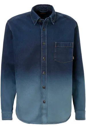 HUGO BOSS Jeans overhemd Lambey - Denim