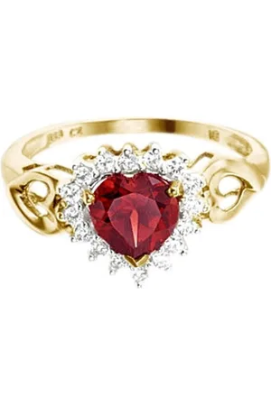 Firetti Ring Sieraad cadeau goud 333 damesring gouden ring edelsteen kleursteen