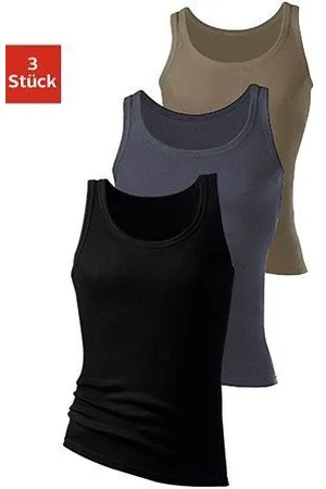 H.I.S Hemd Dubbel rib tanktop (3 stuks)