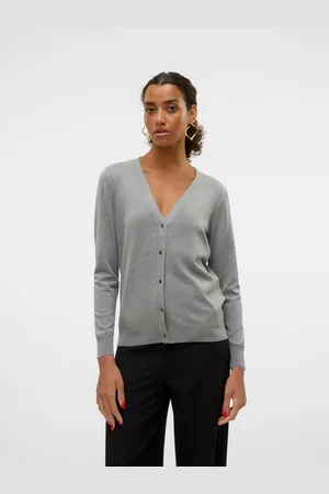 VERO MODA Vest VMSILJE LS V-NECK CARDIGAN GA NOOS