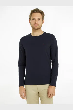Tommy Hilfiger Shirt met lange mouwen STRETCH SLIM FIT LONG SLEEVE van biologische katoen-stretch