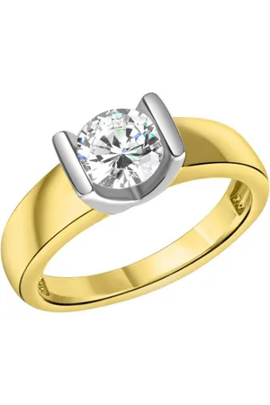 Firetti Ring Sieraad cadeau zilver 925 damesring verlovingsring solitair